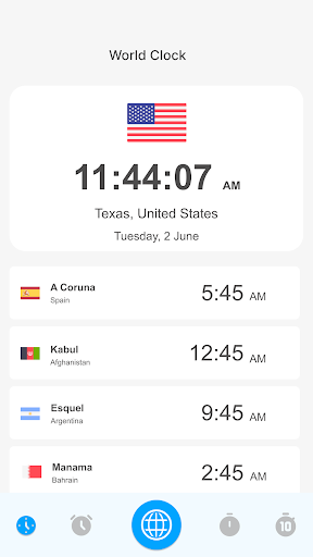 World Clock – World time clock