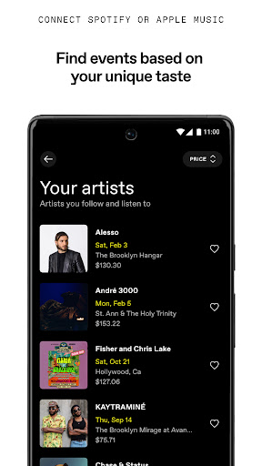 DICE: Live Shows