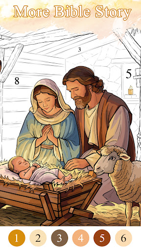 Bible Color Paint By Number