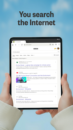 Ecosia: Search to plant trees