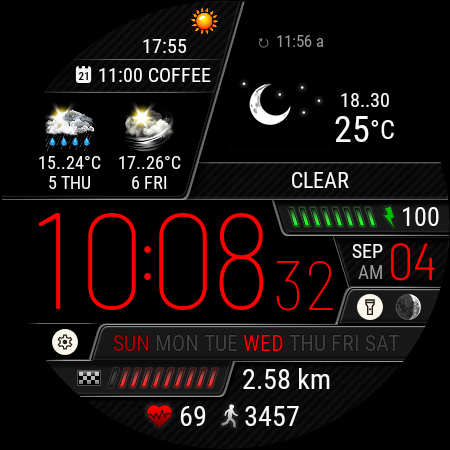 Weather watch face W6.5