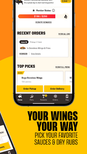 Buffalo Wild Wings Ordering