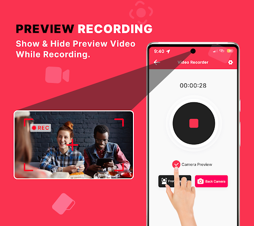 Background Video Recorder App