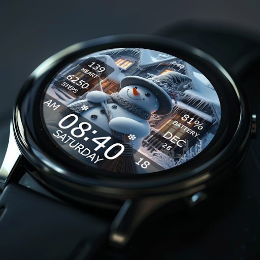 Key WF55 Snowman Watch Face