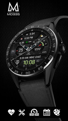 MD335 Hybrid watch face