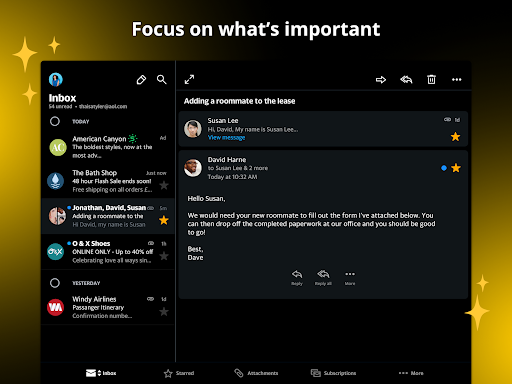 AOL: Email News Weather