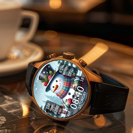 Key WF55 Snowman Watch Face