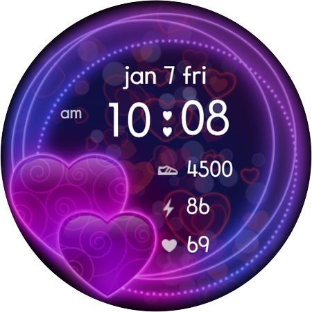 Sweet Hearts Watch Face