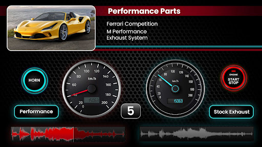 Car Engine Sounds - Gas Pedal