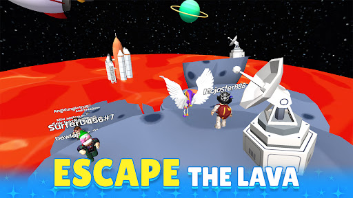 Obby Block World: Lava Fall