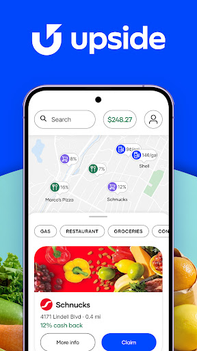 Upside: Gas & Food Cash Back
