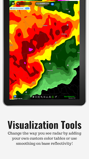 RadarOmega: Doppler Radar App
