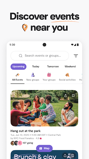Meetup: Social Events & Groups