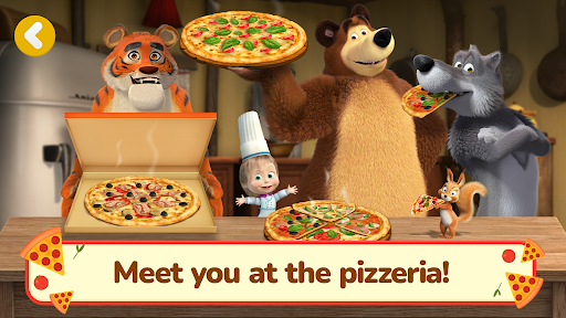 Masha and the Bear Pizza Maker