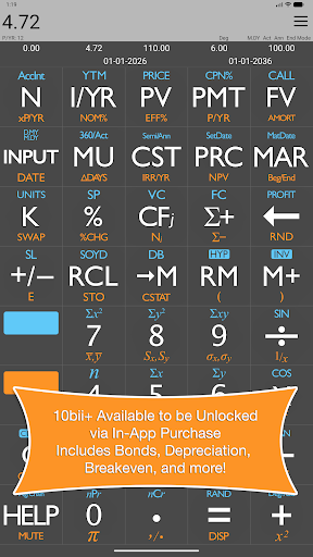 10bii Financial Calculator