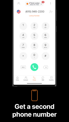 Phoner: Second Phone Number