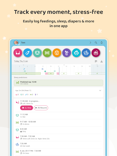 Baby Daybook - Newborn Tracker