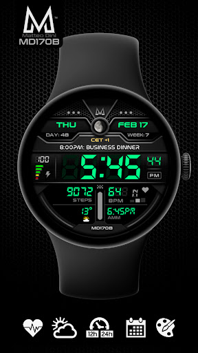 MD170B Digital watch face
