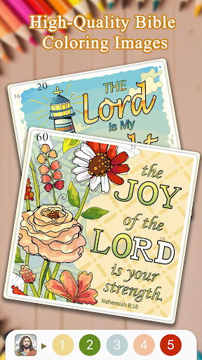Bible Color Paint By Number