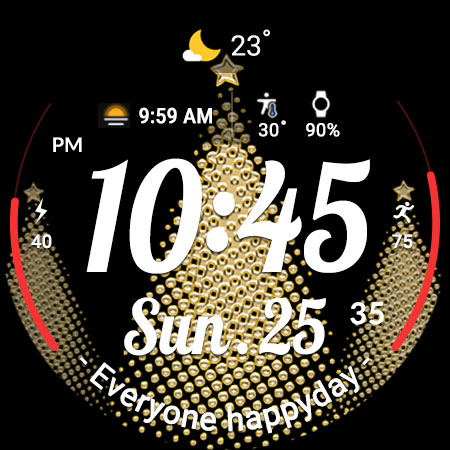 ACRO Happy Christmas Watchface