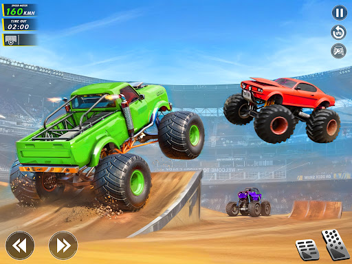 Mega Ramp Monster Truck Stunts