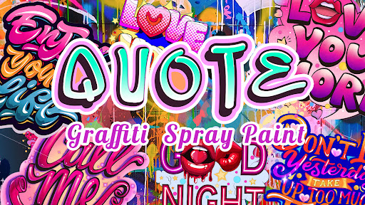 Graffiti Quote Color by number