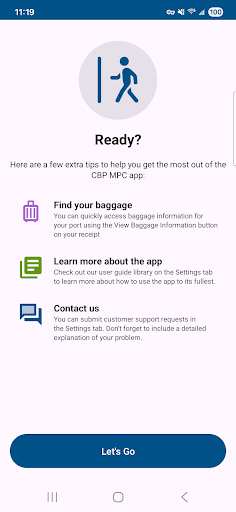 Mobile Passport Control