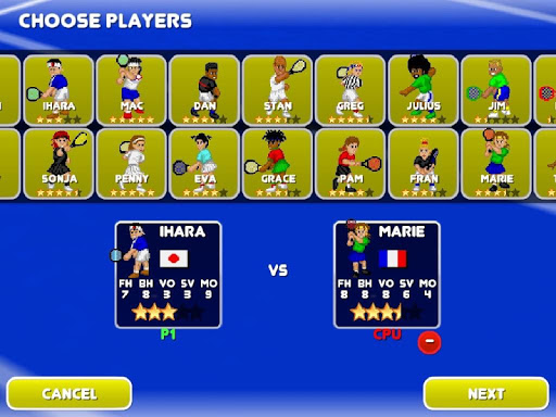 Tennis Champs Returns