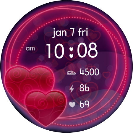 Sweet Hearts Watch Face
