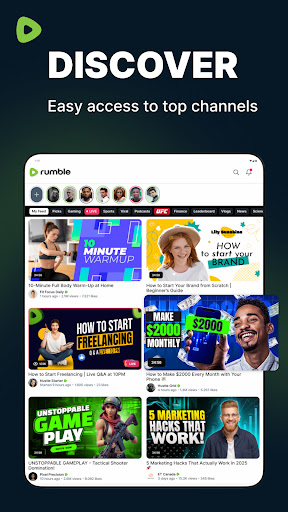 Rumble: Stream & Watch Videos