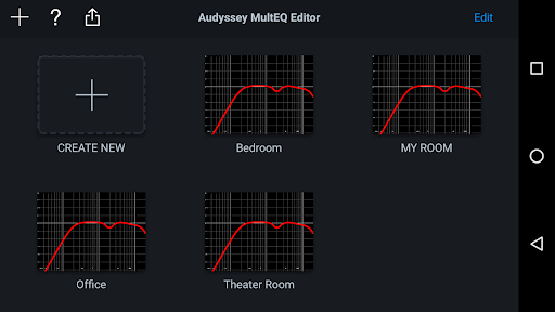 Audyssey MultEQ Editor app