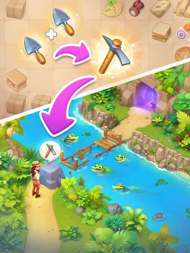 Merge Adventure: Travel Games