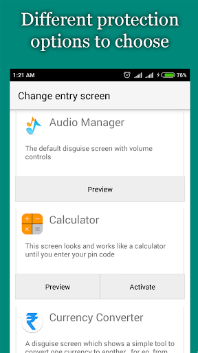 Hide Photos, Video and App Loc