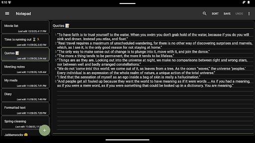 Notepad - simple notes