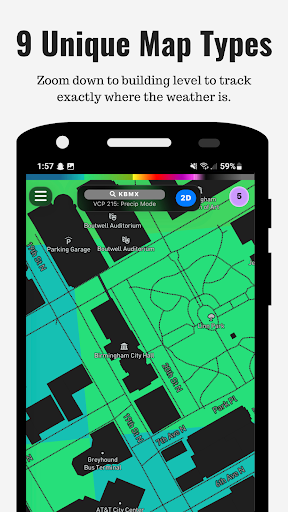 RadarOmega: Doppler Radar App