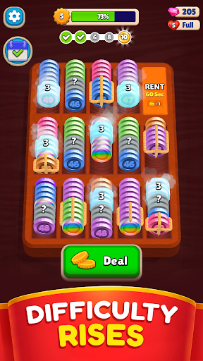 Pocket Sort: Coin Merge Puzzle