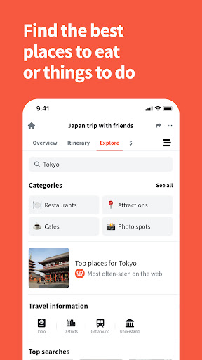 Wanderlog - Trip Planner App