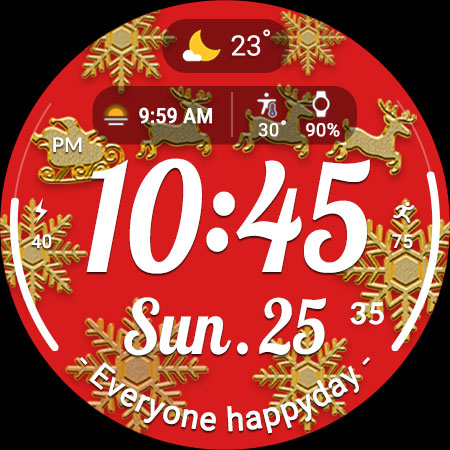 ACRO Happy Christmas Watchface