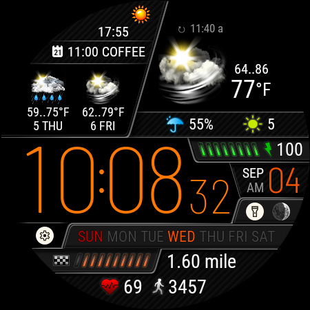 Weather watch face W6.5