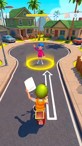 Paper Boy Race: Running game