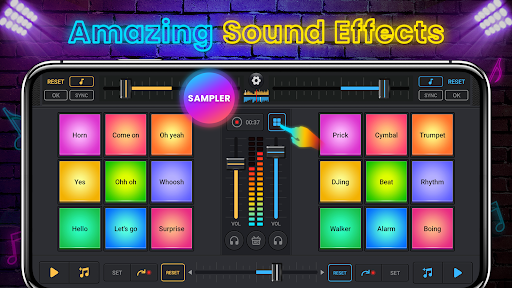 DJ Music Mixer - DJ Drum Pad