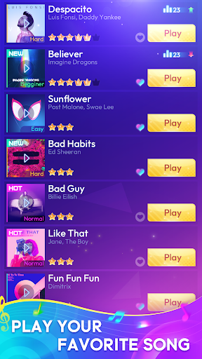 Rhythm Tiles : Piano Game