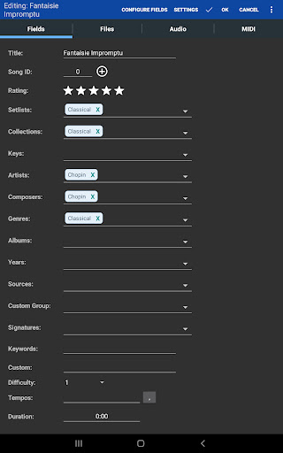 MobileSheets