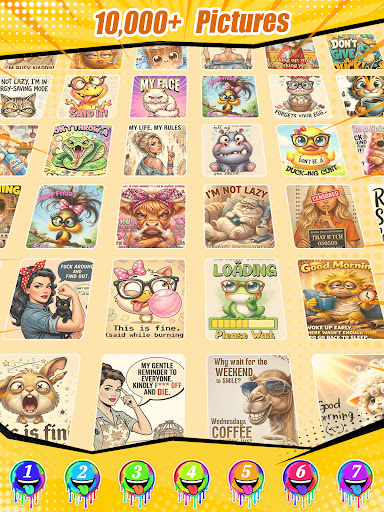 Meme Color By Number Game