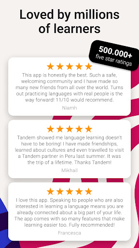 Tandem: Language exchange