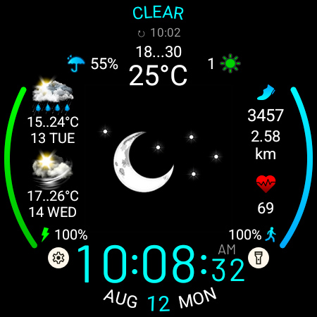 Weather watch face W5.5