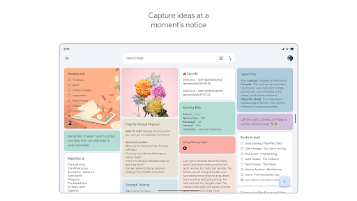 Google Keep - Notes and lists