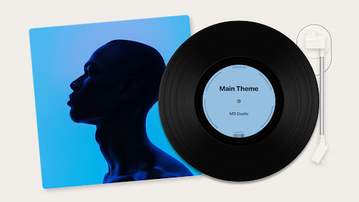 MD Vinyl - Music Player Widget