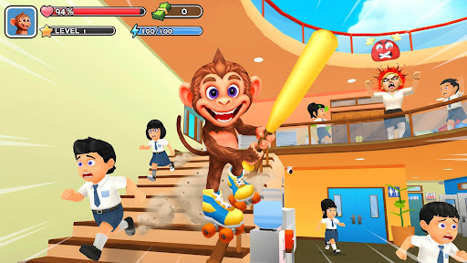 Monkey Student: School Prank