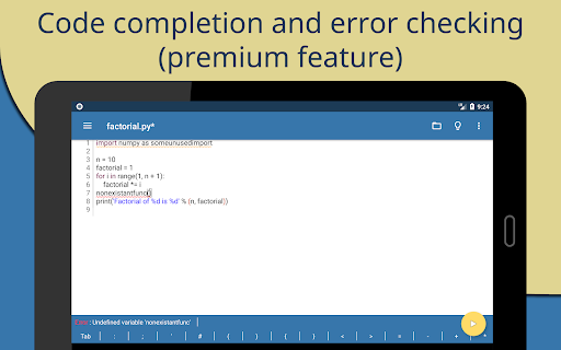 Pydroid 3 - IDE for Python 3